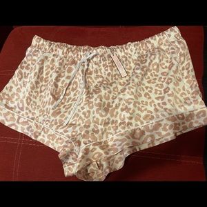 Victoria’s Secret leopard pajama shorts